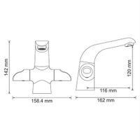 Lossa Смеситель для умывальника арт-1203 — фото 5, Смесители для раковины