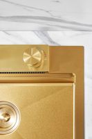 Смеситель для кухни Milacio Ultra MCU.556.GD Золото брашированное — фото 3, Смесители для кухни