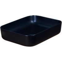 Раковина-чаша Jorno Melana 51 MLN-320353MB Черная матовая — фото 1, Раковины накладные