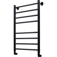 Водяной полотенцесушитель Comfysan Luce W-8 80x50 013509 Черный матовый — фото 1, Водяные полотенцесушители