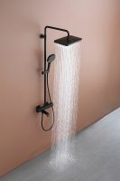 Товар: Душевая система Raglo с термостатом Черная матовая арт-R22.26.06 - фото 15 Душевая система Raglo с термостатом Черная матовая арт-R22.26.06 — фото 15, Душевые стойки