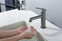 Смеситель для раковины Raglo R20.10.09 Графит матовый — фото 2, Смесители для раковины