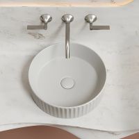 Раковина-чаша Ceramicanova Element 36 CN6057MSG Серая матовая — фото 7, Раковины накладные