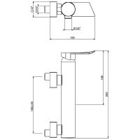 Смеситель для душа Gattoni Soffio 8125/81DS Темный никель шлифованный — фото 2, Смеситель для душа