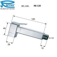 Товар: Гигиенический душ Remer RB120 Хром - фото 2 Гигиенический душ Remer RB120 Хром — фото 2, Гигиенические души