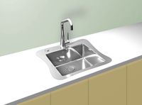 Мойка для кухни JUBILEE KMB 90 FI 615X546 в комплекте с сифоном 1123351 и разделочной доской 1080029 — фото 3, Кухонные мойки