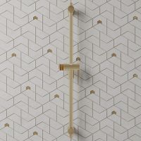 Душевая штанга Iddis Ray RAY70MGi17 Золото матовое — фото 3, Штанги для душа