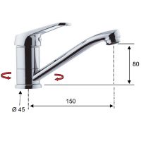 Товар: Смеситель для раковины Remer Remix R11G Хром - фото 2 Смеситель для раковины Remer Remix R11G Хром — фото 2, Смесители для раковины