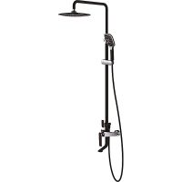 Товар: Душевая система Rose R13H R1336H Черная матовая - фото 5 Душевая система Rose R13H R1336H Черная матовая — фото 5, Душевые системы