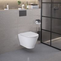 Товар: Унитаз Ambassador Elysium 183K19002RS подвесной с сиденьем Микролифт - фото 10 Унитаз Ambassador Elysium 183K19002RS подвесной с сиденьем Микролифт — фото 10, Подвесные унитазы