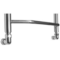 Водяной полотенцесушитель Domoterm Лаура П7 500*700 Хром — фото 3, Водяные полотенцесушители