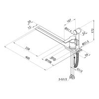 Гигиенический душ со смесителем Milardo Tidy 001BL00M08 Черный матовый — фото 7, Гигиенические души