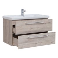 Товар: Тумба GIO, 100 см, подвесная, 2 ящика, дуб кантри - фото 7 Тумба GIO, 100 см, подвесная, 2 ящика, дуб кантри — фото 7, Тумбы под раковину