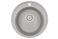 Granula-4802, БАЗАЛЬТ, кухонная мойка, СтандАРТ кварц — фото 1, Кухонные мойки