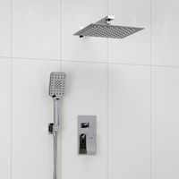 A16190 Встраиваемый комплект для душа с верхней душевой насадкой и лейкой — фото 2, Встраиваемые душевые комплекты