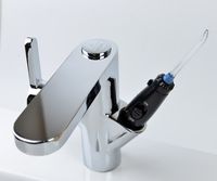 Смеситель для раковины Bronze de Luxe Optima с ирригатором Хром арт-10188 — фото 2, Смесители для раковины