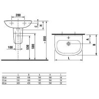 Раковина Roca Access 50 ZRU9307608 Белая — фото 2, Мини-раковины