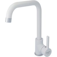 Смеситель для кухни Melodia della vita Ostessa MDV35115_wt Белый Хром — фото 1, Смесители для кухни