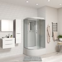 Душевая кабина Niagara Classic NG-2310-14R (120х80х215) высокий поддон(40см),стекло матовое,4 места — фото 3, Душевые кабины