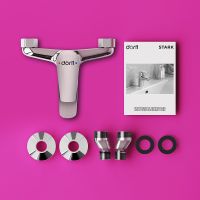 Смеситель для ванны Dorff Stark D1101000 Хром — фото 2, Смеситель для ванны