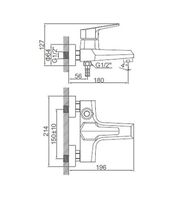 Товар: Смеситель для ванны Accoona H114 A63114 Хром - фото 4 Смеситель для ванны Accoona H114 A63114 Хром — фото 4, Смеситель для ванны
