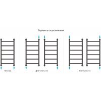 Водяной полотенцесушитель Сунержа Галант+ 800х400 00-0200-8040 Хром — фото 3, Водяные полотенцесушители