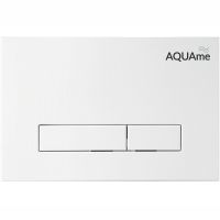 Клавиша смыва AQUAme AQM4103W Белая — фото 1, Кнопки смыва