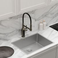 Смеситель для кухни Sancos Pride SC4011GG Вороненая сталь Черный — фото 5, Смесители для кухни