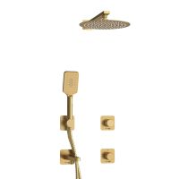 A8251.307.308.180.259.285.194.201 Встраиваемый комплект для ванны с верхней душевой насадкой, лейкой — фото 6, Душевые системы