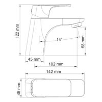 Salm 2703 Смеситель для умывальника — фото 7, Аксессуары для раковины