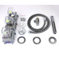 Душевая система Bronze de Luxe Liberty 5011GG-L Графит — фото 7, Встраиваемые душевые комплекты