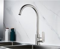 Смеситель для кухни Accoona H205 A45205 Нержавеющая сталь — фото 10, Смесители для кухни