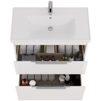 Товар: Тумба PRIME, 90 см, подвесная/напольная, 2 ящика, белый глянец - фото 12 Тумба PRIME, 90 см, подвесная/напольная, 2 ящика, белый глянец — фото 12, Тумбы под раковину