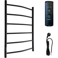 Электрический полотенцесушитель Маргроид Вид 4 800x500 04-8050-1049-9005L левый Черный матовый — фото 1, Электрические полотенцесушители