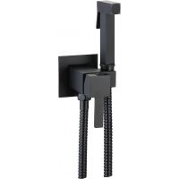 Гигиенический душ со смесителем CeramaLux KBS/001 Черный матовый — фото 1, Гигиенические души