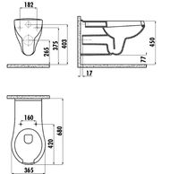 Товар: Унитаз биде Creavit BD320-00CB00E-0000 подвесной Белый без сиденья - фото 5 Унитаз биде Creavit BD320-00CB00E-0000 подвесной Белый без сиденья — фото 5, Подвесные унитазы