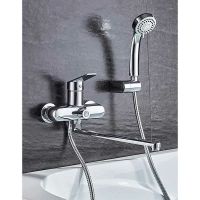 Смеситель для ванны Ledeme H40 2240L универсальный Хром — фото 4, Смеситель для ванны