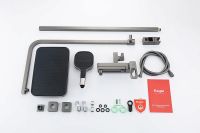 Душевая система Raglo R51.24.09 Графит матовый — фото 16, Душевые стойки