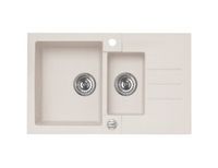 Мойка для кухни ROCK 30 GRANITAL TERRA -G22 595x475x160;1x с сифоном 1105296, — фото 1, Кухонные мойки