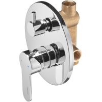 Смеситель для душа Swedbe Platta 5514 Хром — фото 2, Смеситель для душа