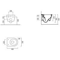 Товар: Унитаз GSI Pura 880211 подвесной Белый глянцевый без сиденья - фото 2 Унитаз GSI Pura 880211 подвесной Белый глянцевый без сиденья — фото 2, Подвесные унитазы