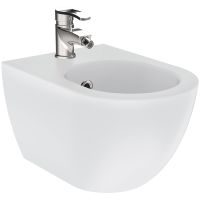 Биде Creavit Free FE510-00MB00E-0000 подвесное Белое матовое — фото 1, Биде подвесные