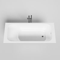 Ванна из искусственного камня Salini Orlanda 170х70 102011M Белая матовая — фото 5, Ванны из искусственного камня