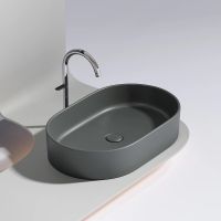 Товар: Раковина-чаша Ceramicanova Element 61 CN6048MDH Темный антрацит матовый - фото 7 Раковина-чаша Ceramicanova Element 61 CN6048MDH Темный антрацит матовый — фото 7, Раковины накладные