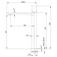 Товар: Смеситель для раковины Remer Edge EG512LXL Хром - фото 2 Смеситель для раковины Remer Edge EG512LXL Хром — фото 2, Смесители для раковины