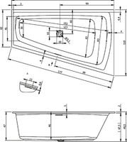 Акриловая ванна Riho Still Smart 170x110 B102001005 (BR0400500000000) L без гидромассажа — фото 3, Ванны