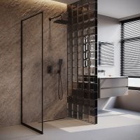 Душевая система Iddis Slide SLIBL02i67 Черная матовая — фото 3, Встраиваемые душевые комплекты