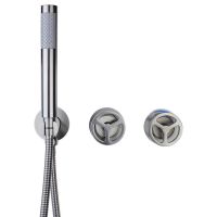 Душевая система Bronze de Luxe Liberty 5011GG-L Графит — фото 12, Встраиваемые душевые комплекты