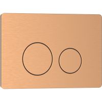 Клавиша смыва Iberica Blanca Inox-O IB.B081.007.002 Розовое золото матовое — фото 1, Кнопки смыва