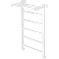 Водяной полотенцесушитель Comfysan Marte-K W-6 80x40 012595 с полкой Белый матовый — фото 1, Водяные полотенцесушители